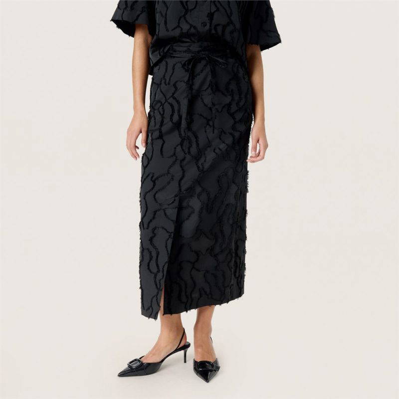Nadia Texture Midi Skirt