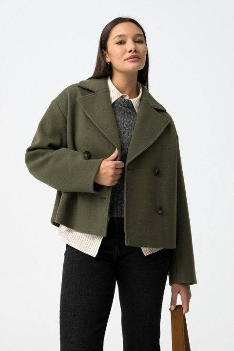 Navy Patina Green Jacket