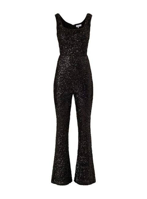 Black Sequin Jumpsuit