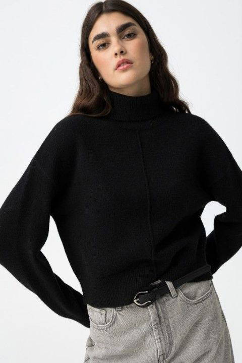 Polimnia Black Sweater