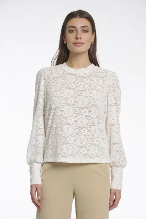 Xela White Lace Top
