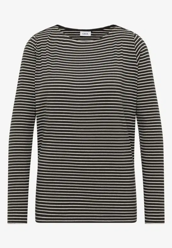 Cecil Khaki Stripe Top - Image 7