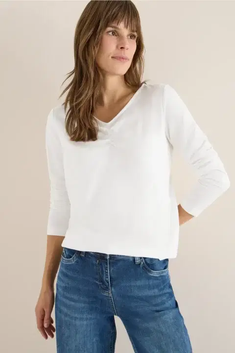 Cecil White Basic Top