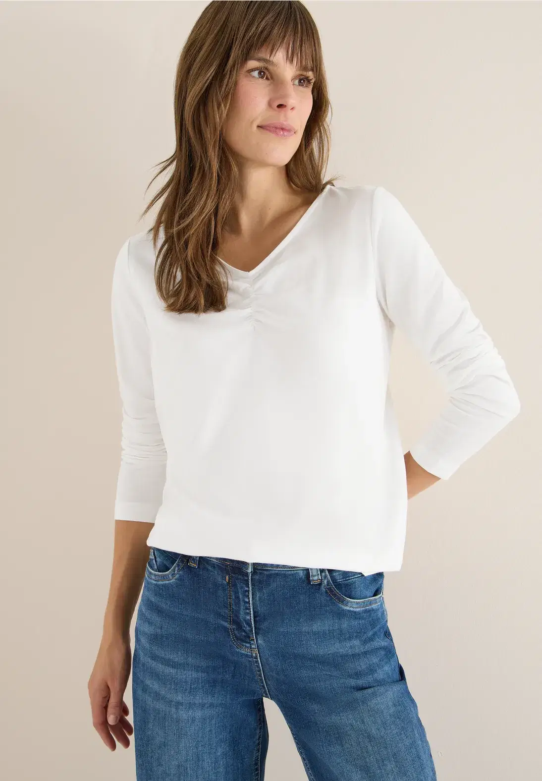 Cecil White Basic Top