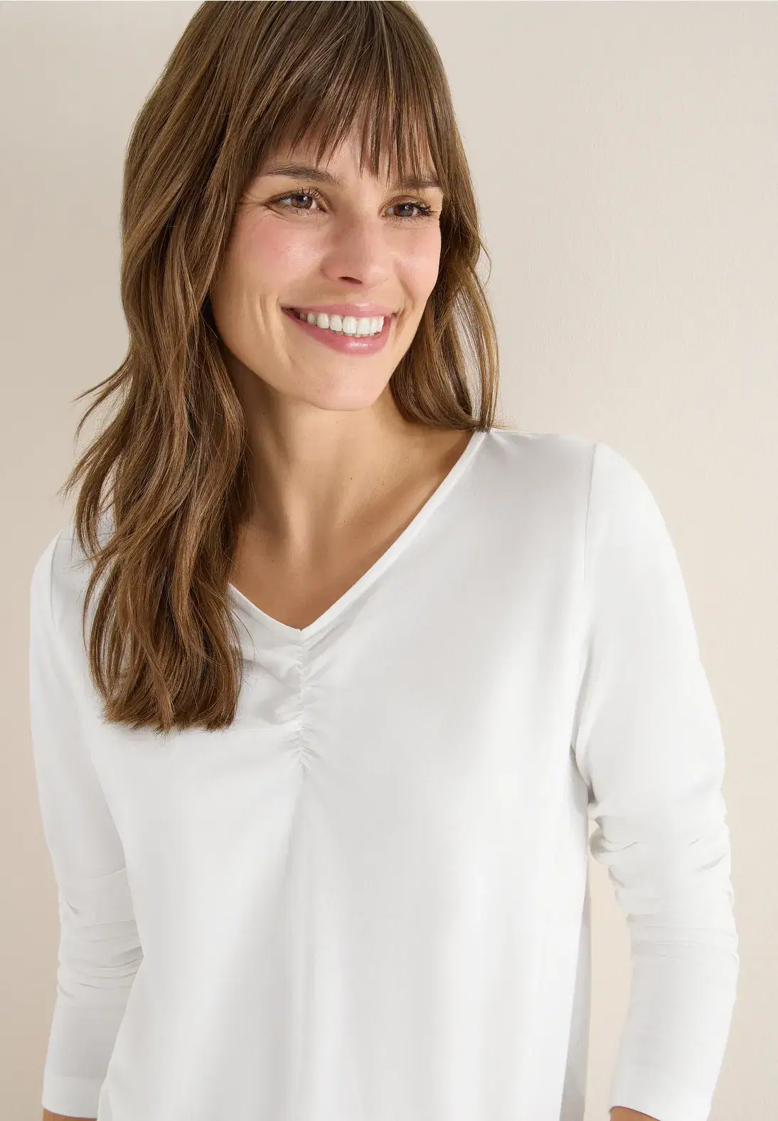 Cecil White Basic Top - Image 2