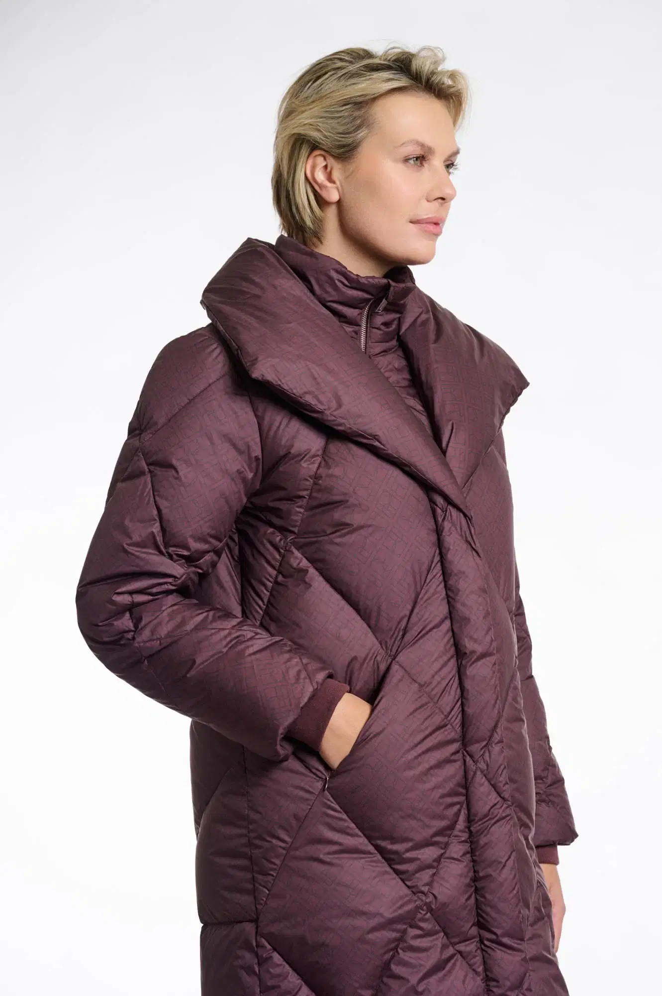 Maylee Chocolate Bean Coat - Image 3