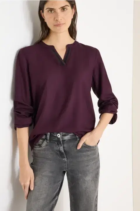 Cecil Deco Plum Top