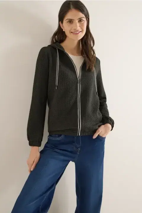 Cecil Khaki Hooded Sweatshirt