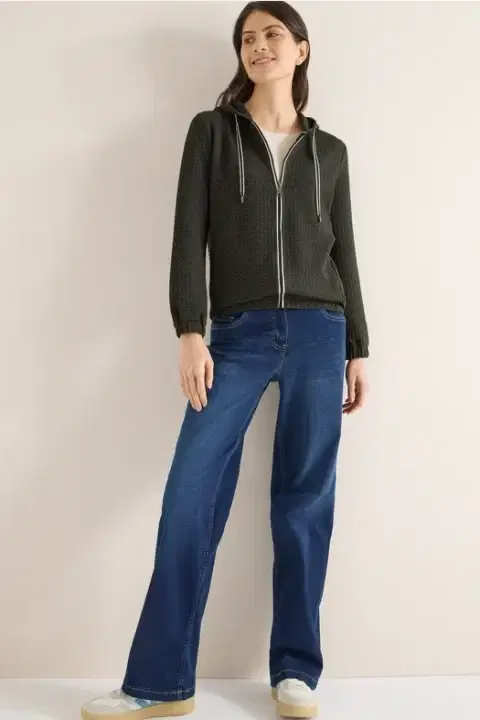 Cecil Khaki Hooded Sweatshirt