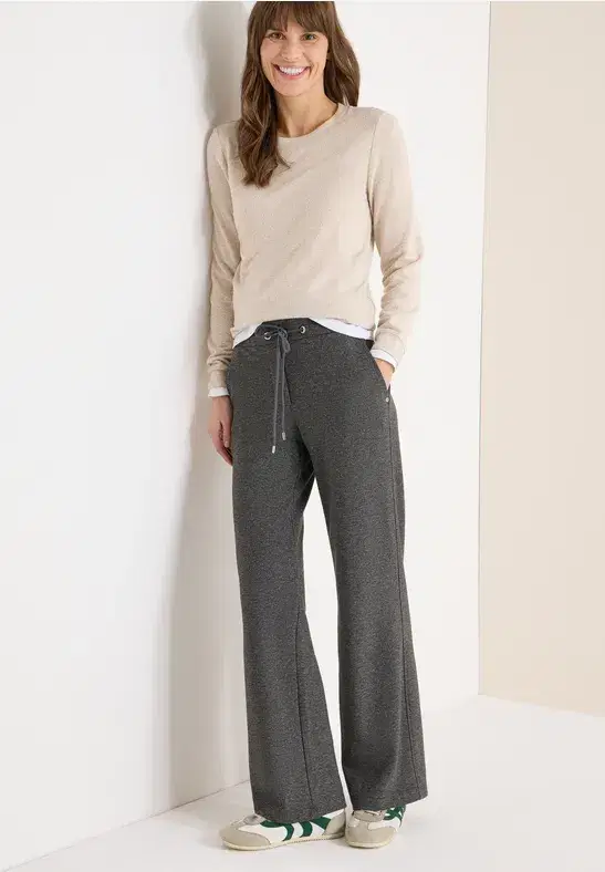 Cecil Two Tone Melange Trousers