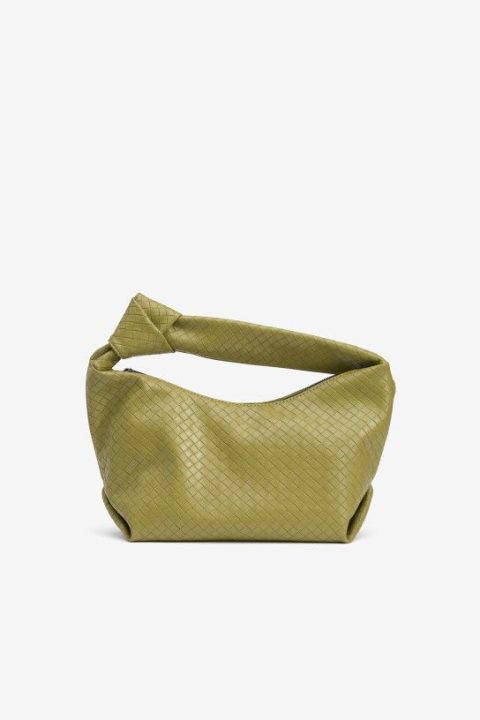 Milly Green Woven Bag