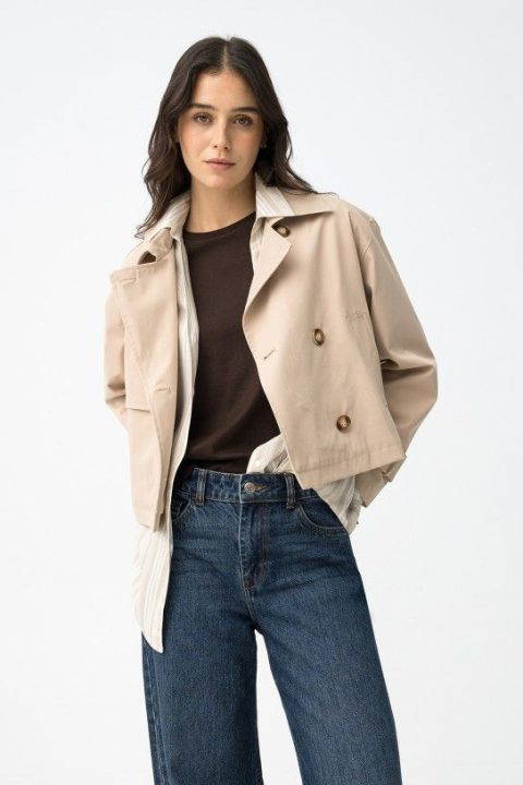 Joan Portabella Short Trench Coat
