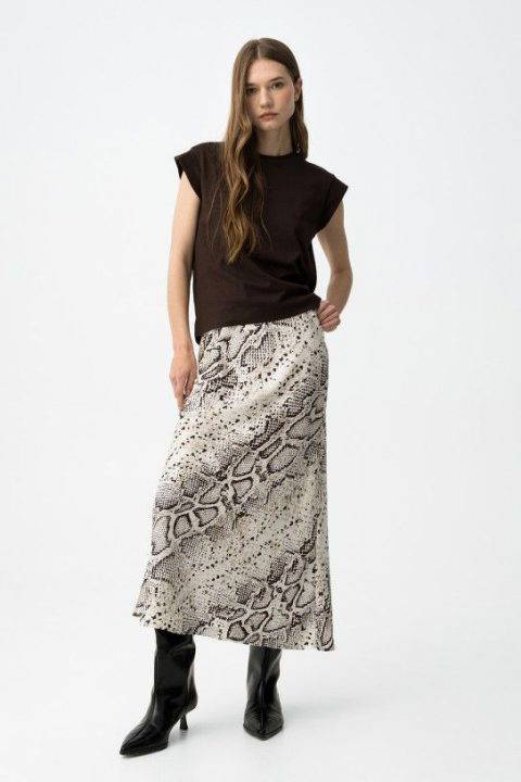 Kansas Snake Print Skirt