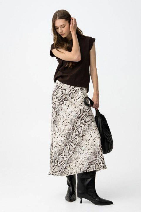 Kansas Snake Print Skirt