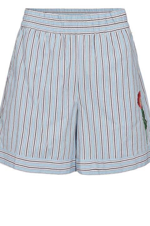 Nuflorinda Blue Stripe Shorts