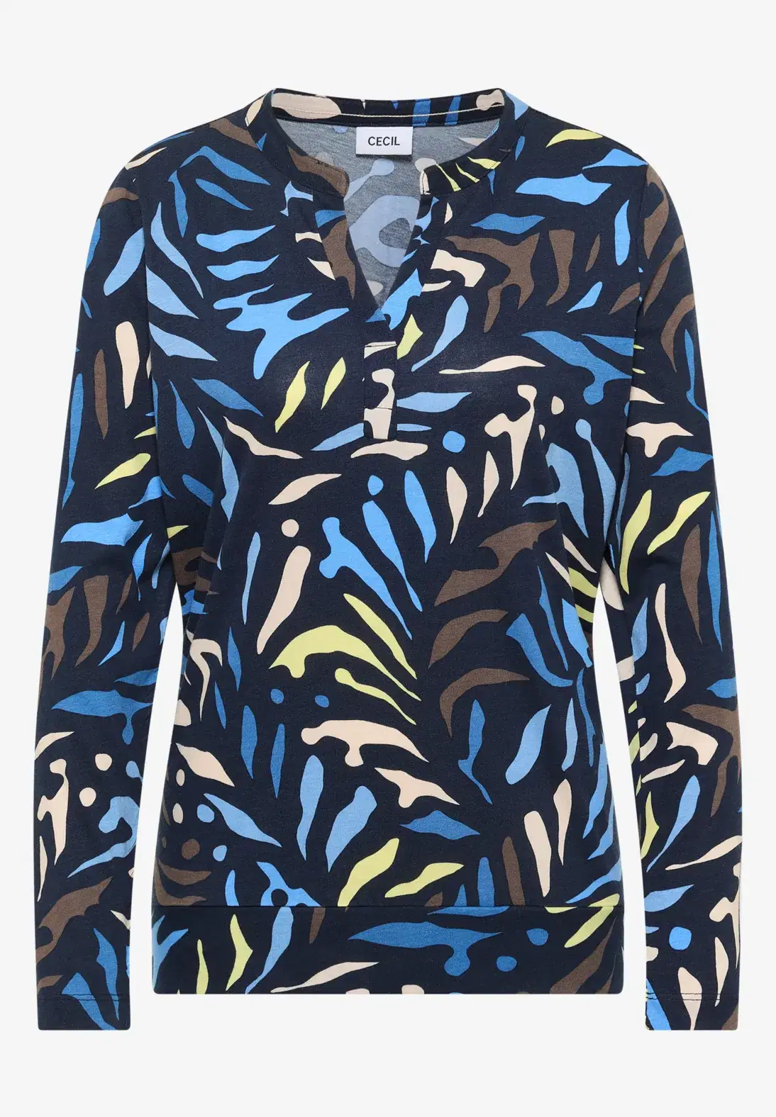 Cecil Blue V-Neck Top - Image 7