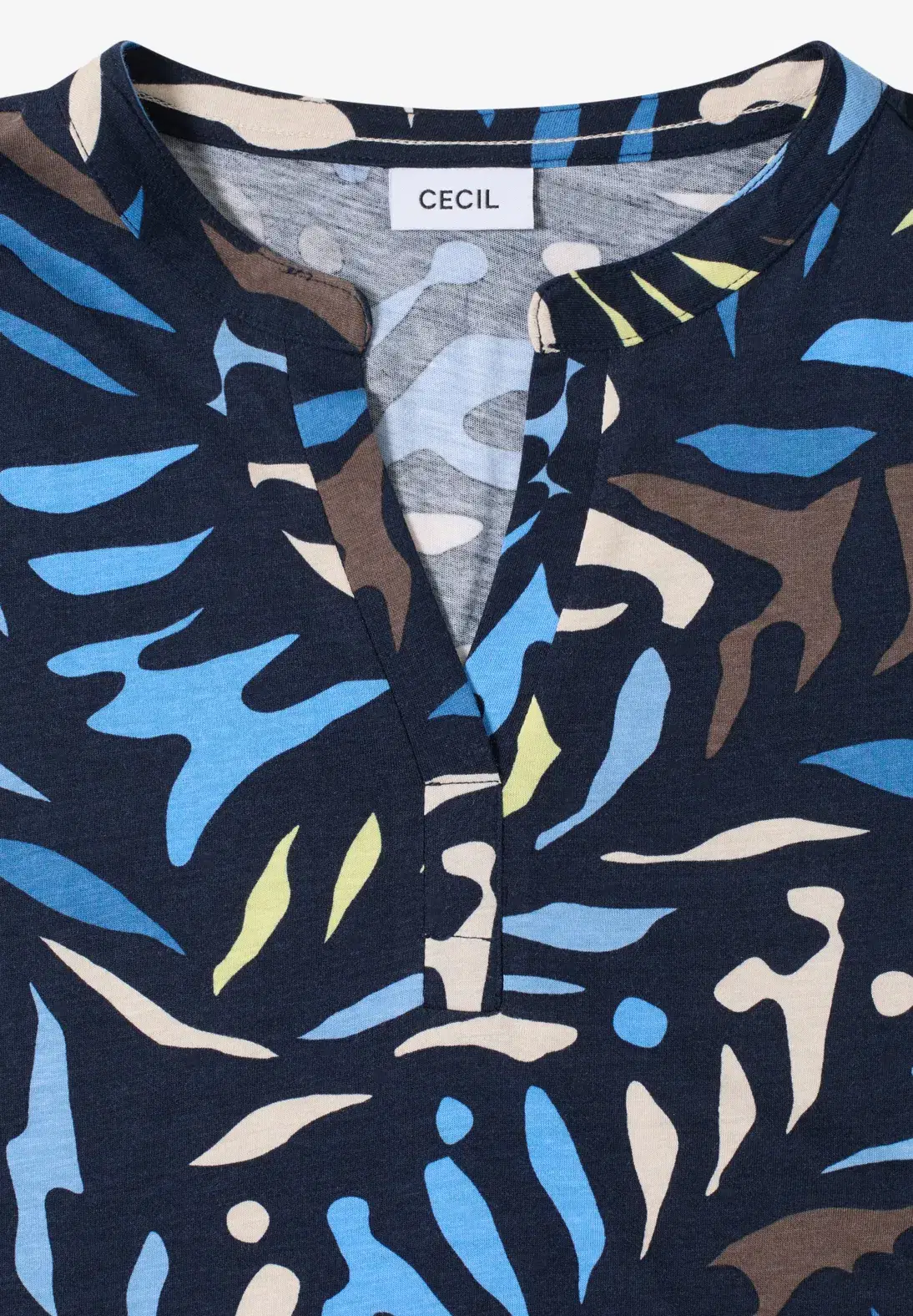 Cecil Blue V-Neck Top - Image 6