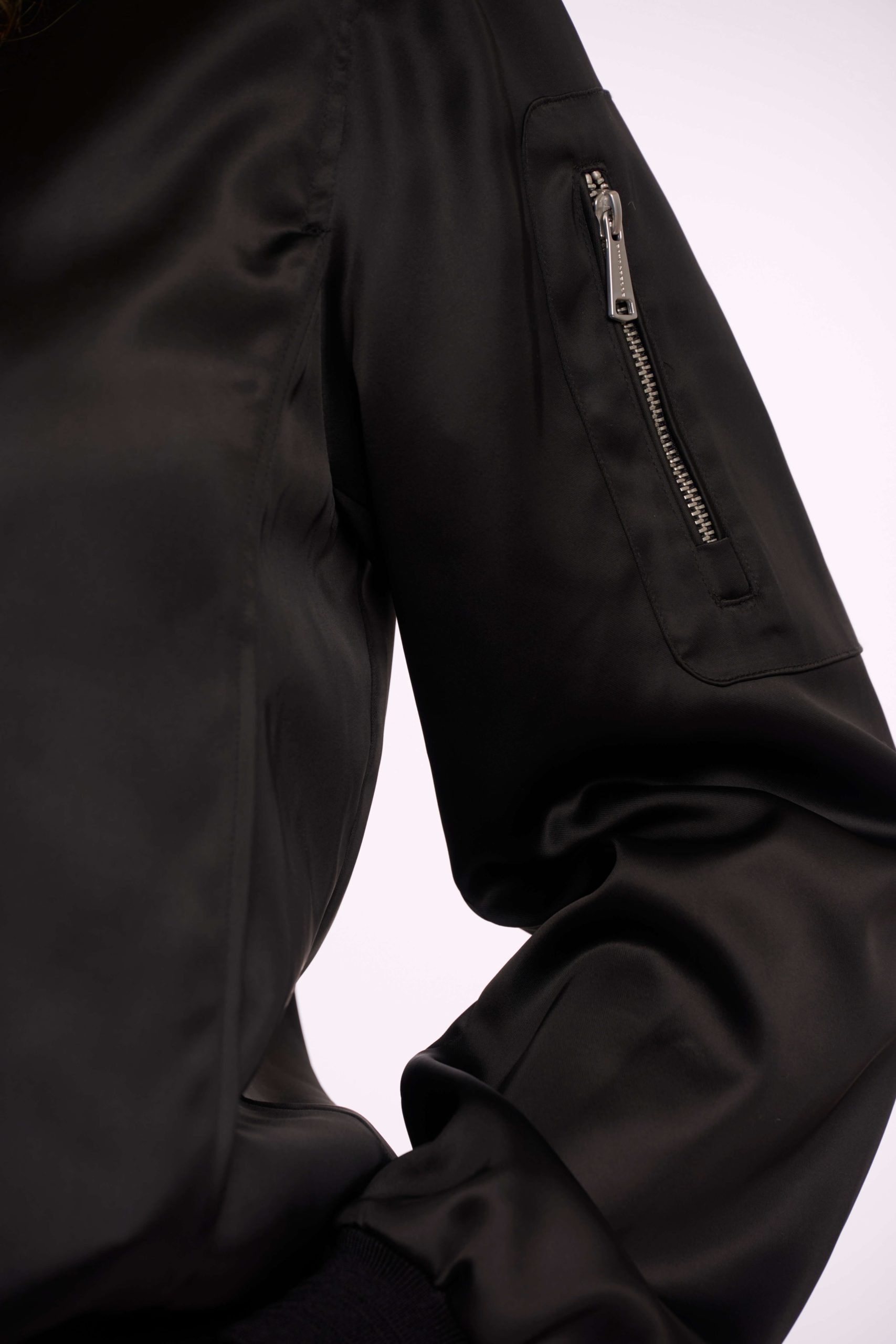 Banner Black Bomber Jacket - Image 4