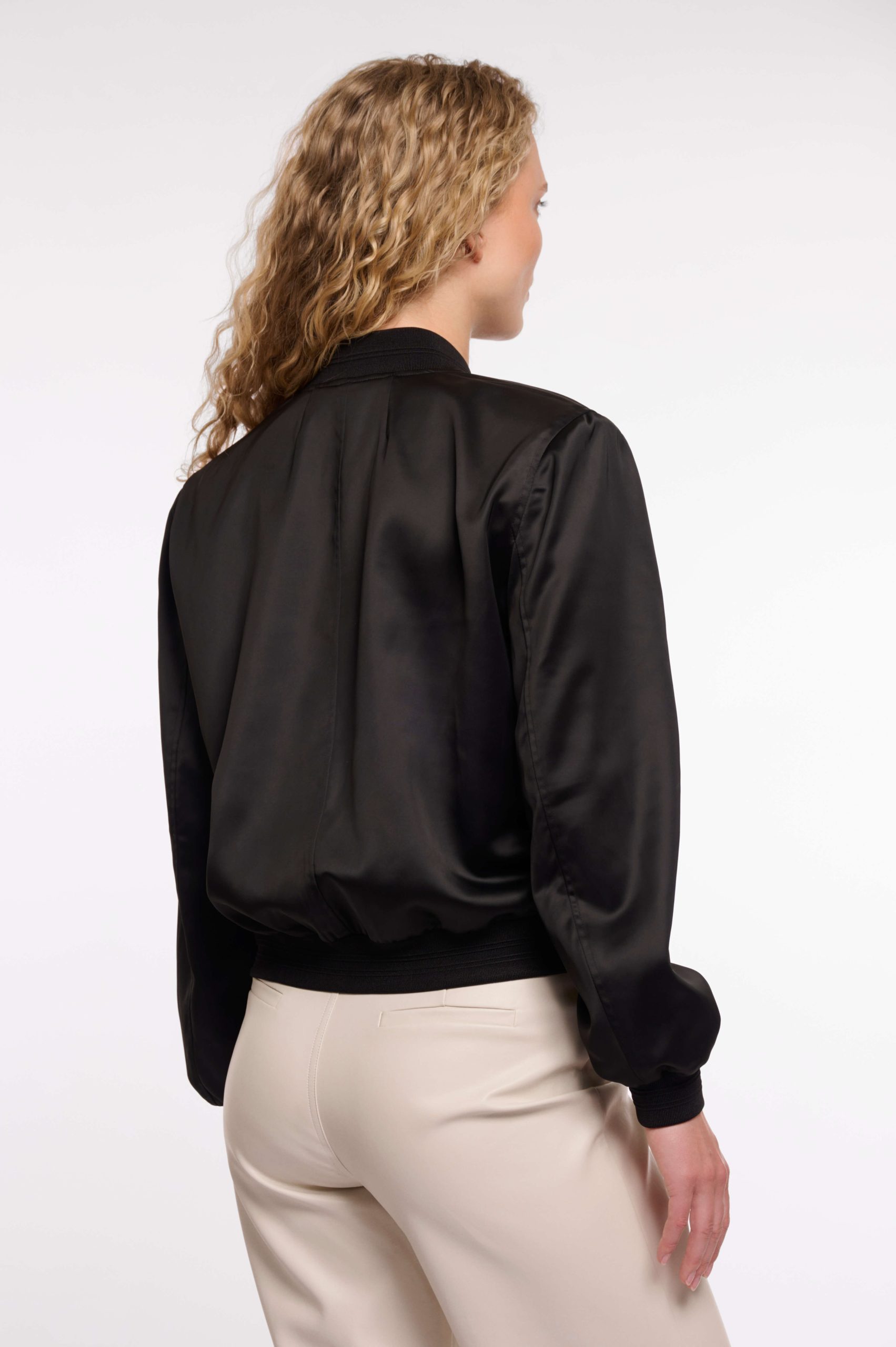 Banner Black Bomber Jacket - Image 5