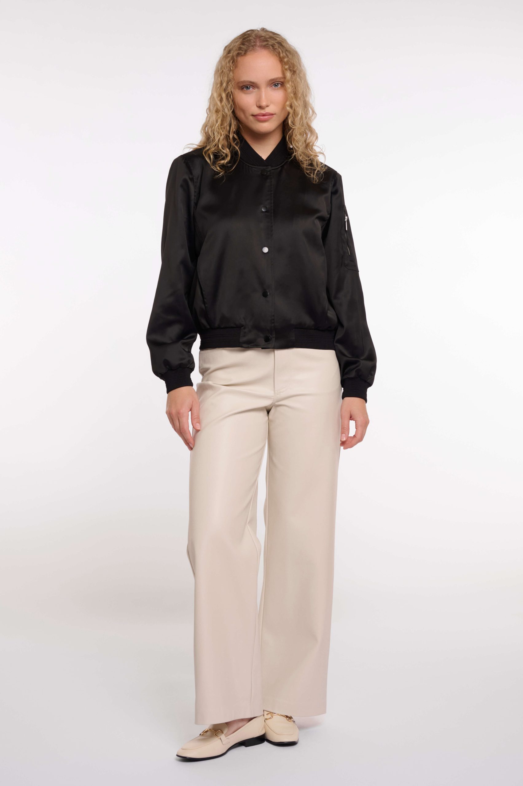 Banner Black Bomber Jacket - Image 6