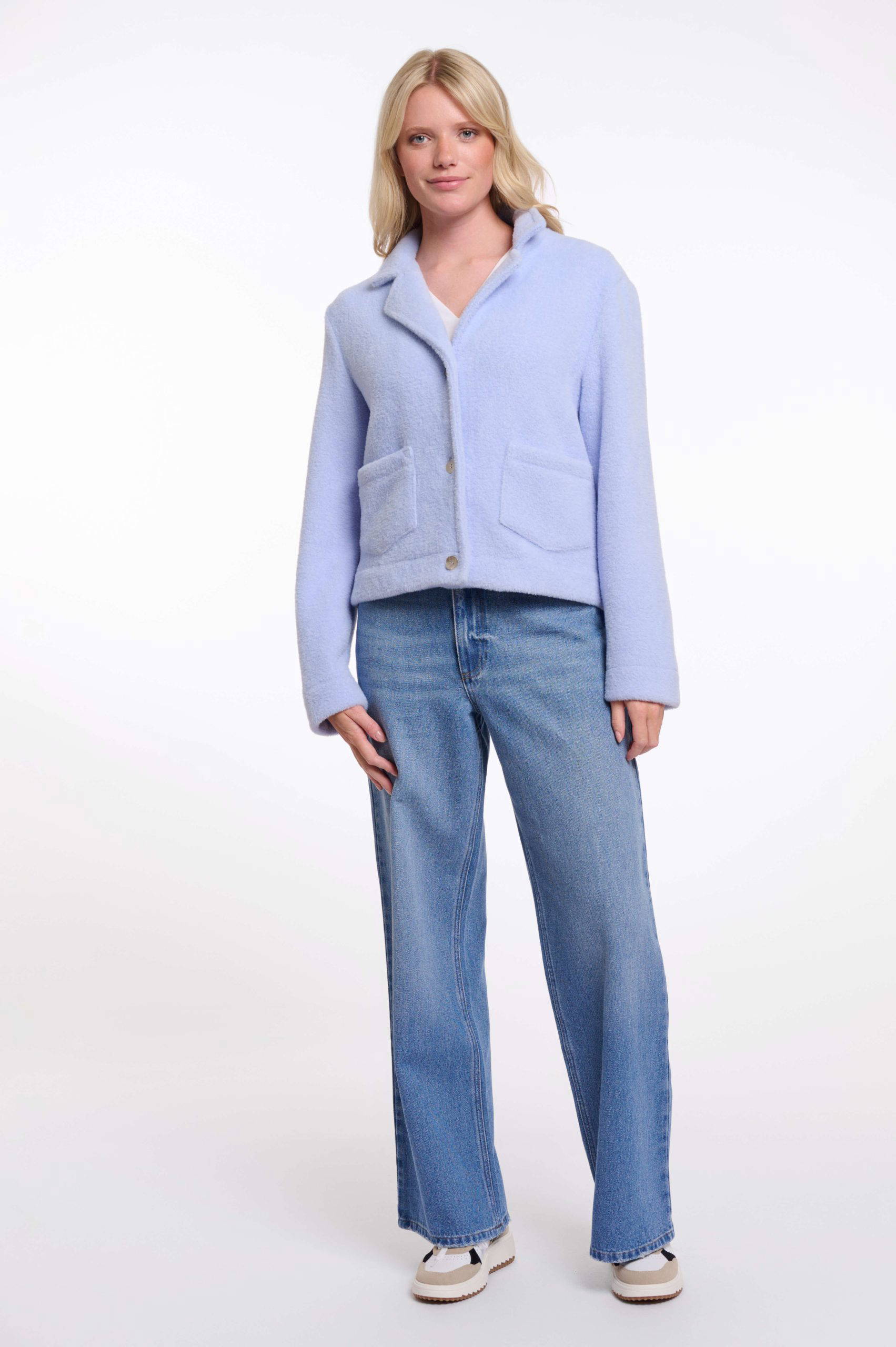 Bobien Blue Boxy Jacket - Image 3