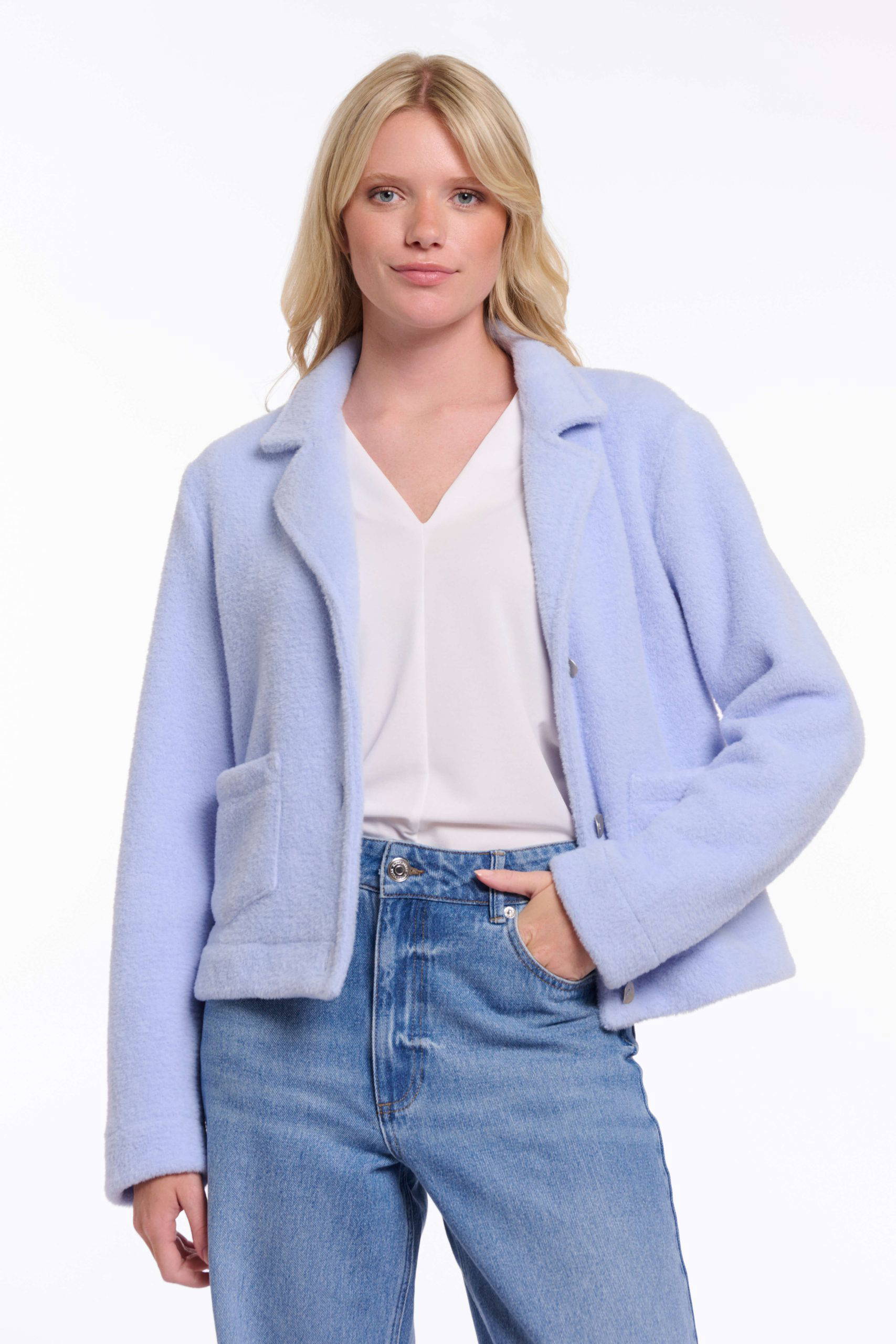 Bobien Blue Boxy Jacket - Image 2