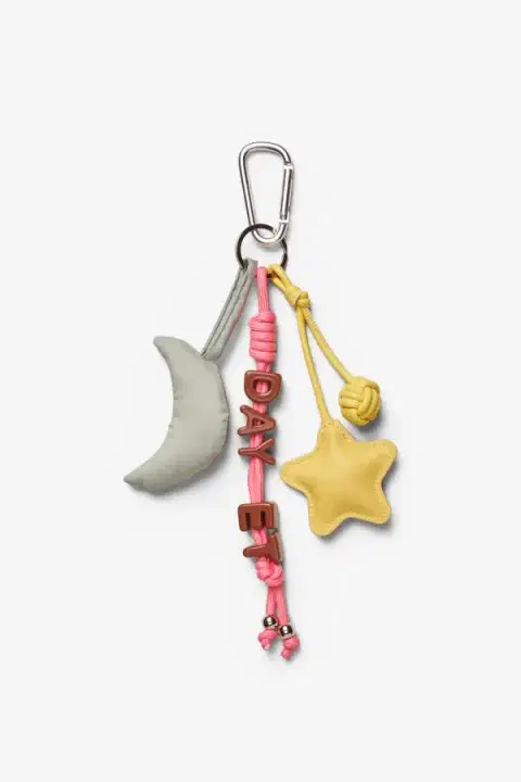 Moon and Star Clip-On Bag Charm