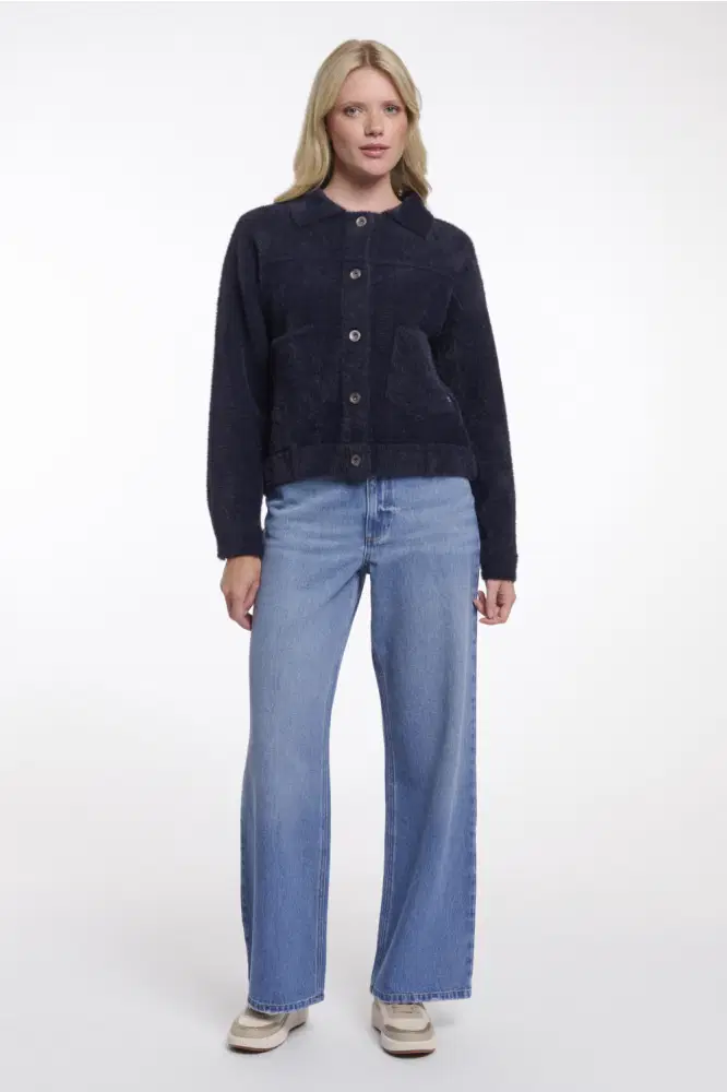 Bubbly Navy Cardigan - Image 3