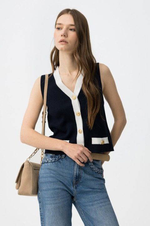 Ravenclaw Navy Knit Waistcoat