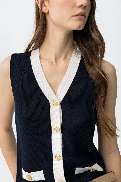 Ravenclaw Navy Knit Waistcoat