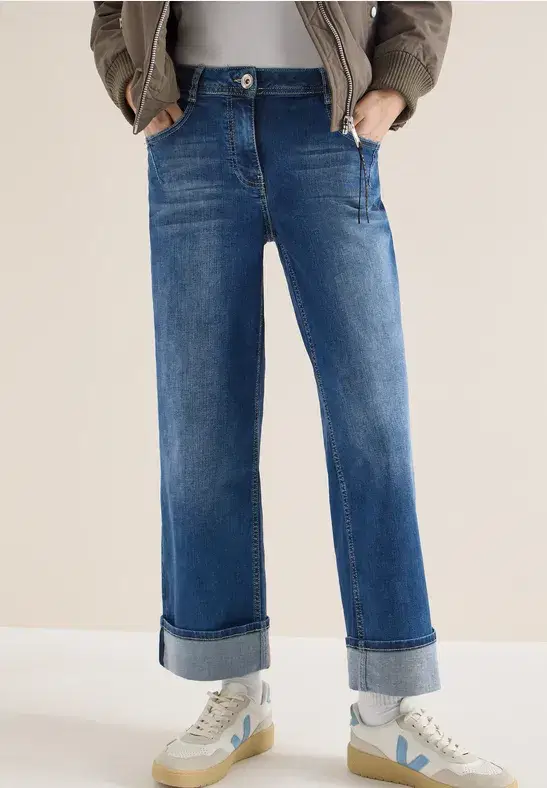 Cecil Neele Wide Leg Jeans - Image 2