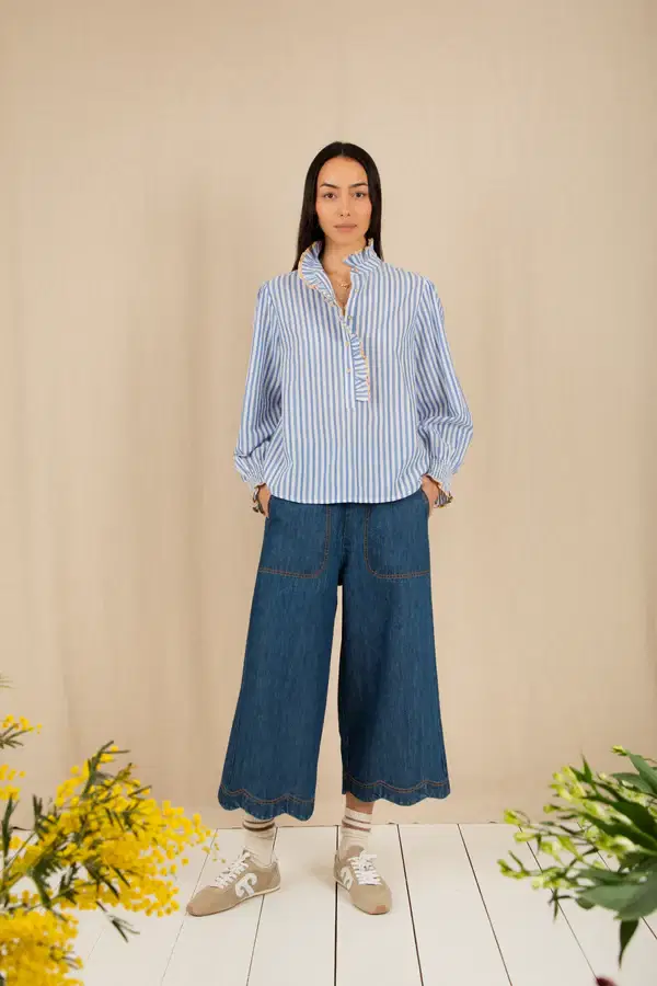 Aida Blue Shirt - Image 2