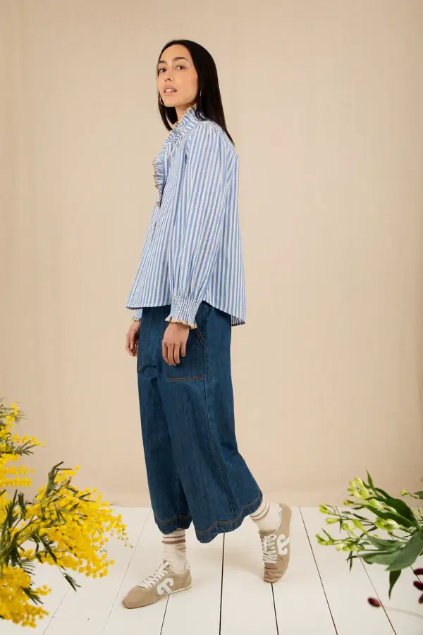 Aida Blue Shirt - Image 4