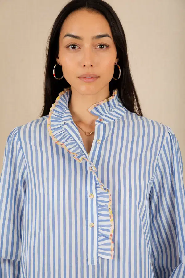Aida Blue Shirt - Image 6