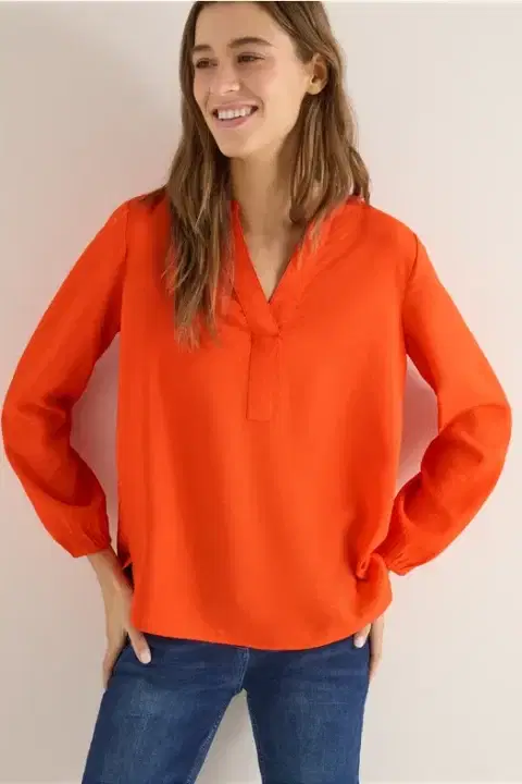 Cecil Orange Blouse