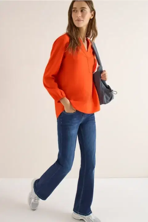 Cecil Orange Blouse