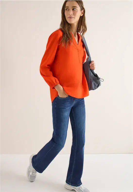 Cecil Orange Blouse - Image 2