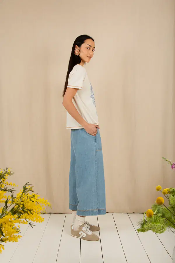 Boyfriend Ecru T-Shirt - Image 4