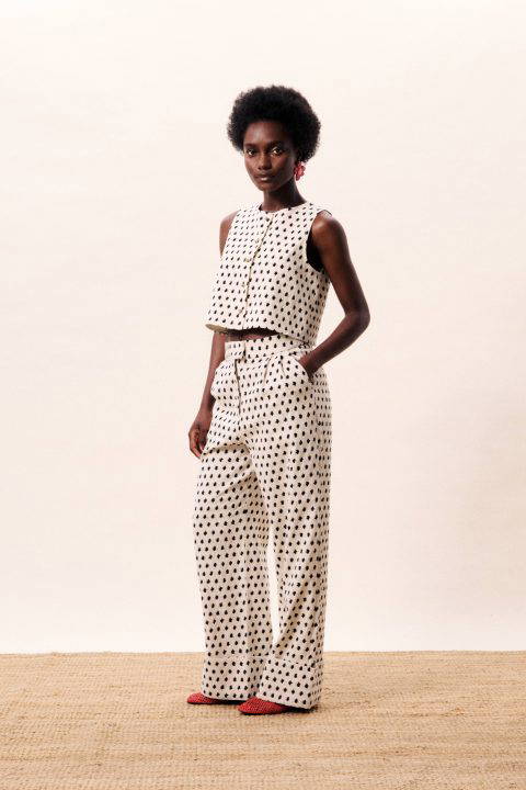 Isolde Cream Trousers