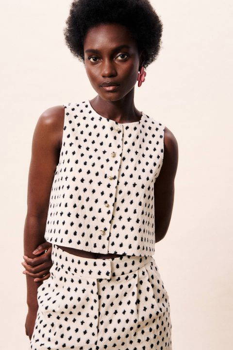 Nautilius Cream Waistcoat