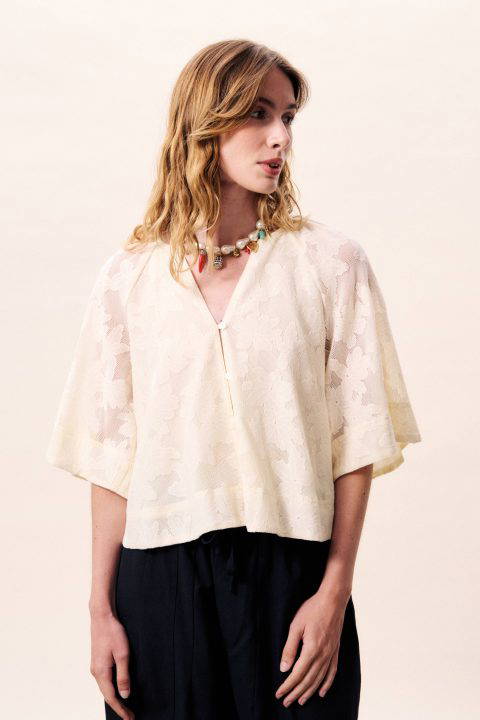 Maresias Cream Cardigan