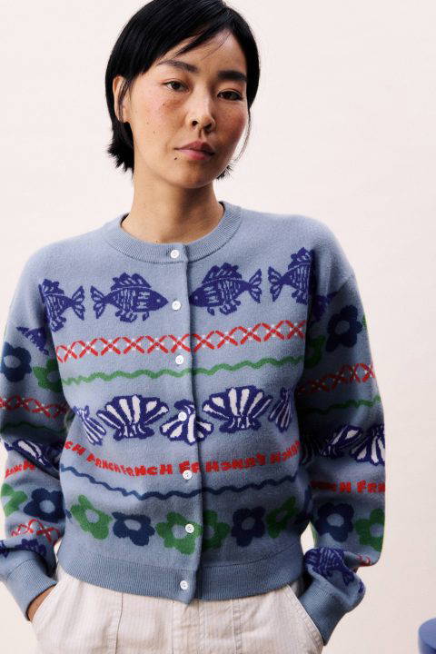 Federica Blue Cardigan