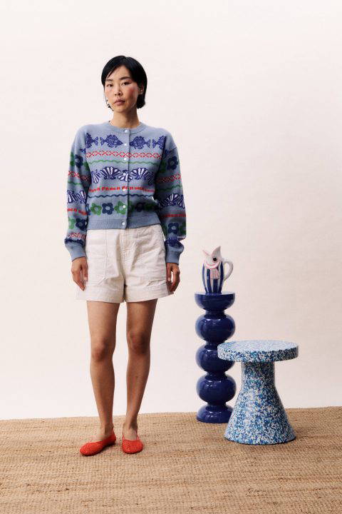 Federica Blue Cardigan