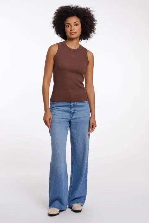 Filipa Brown Tank Top