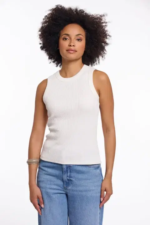 Filipa White Tank Top