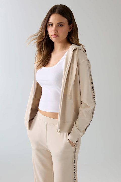 North Cream Zip Hoodie