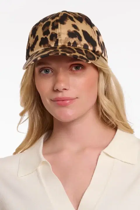 Lily Leopard Cap