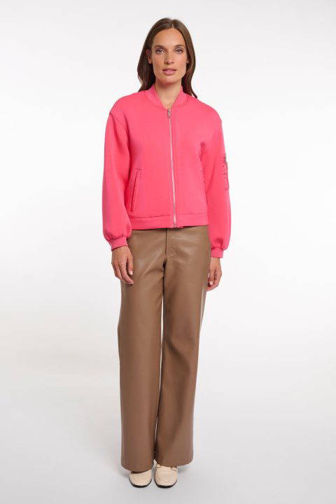 Noon Pink Punch Bomber Jacket