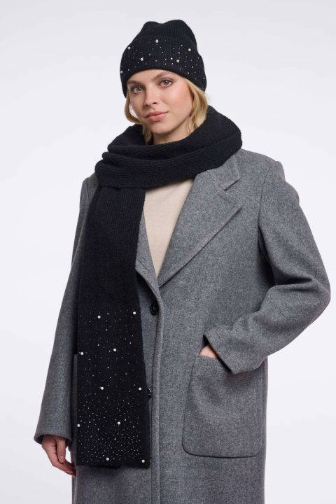 Romaya Black Pearl Scarf