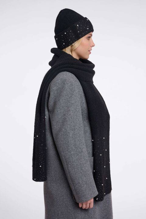 Romaya Black Pearl Scarf